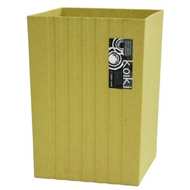 Yawata Kasei Way-be Koiki Modern Dust Box, Square Small, 1.5 gal (4.5 L), Green