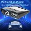 Car Wireless Headup Display Solar GPS Digital Speedometer with LCD