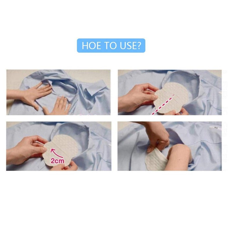 Disposable Pads for Women and Men, Breathable Sweat Control Underarms