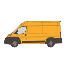 ModelToyCars 2021 Dodge Ram ProMaster 2500 Cargo High Roof, Yellow - Greenlight 53040F 1/64 Scale Diecast Car