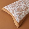 SUSYBAO Botanical Floral Duvet Cover Queen 100% Cotton 3 Pcs
