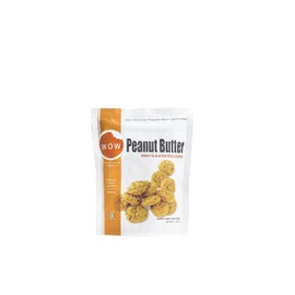 WOW Baking Company Gluten-Free Cookies, Peanut Butter, 8 Ounce (Pack of 6)