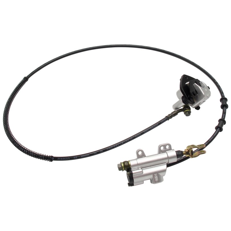 Hydraulic Rear Brake Caliper Cylinder w/Pad for Go Kart Drift
