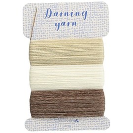 Clover CL57-212 Darning Thread, Beige Type, Approximately 45.6 ft (16 m) Roll