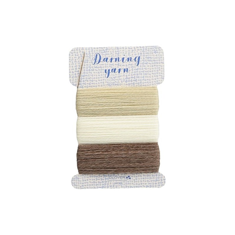 Clover CL57-212 Darning Thread, Beige Type, Approximately 45.6 ft (16