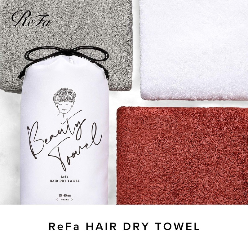 MTG ReFa Hair Dry Towel ReFa Air Dry Towel, Quick