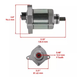 Caltric Starter Motor for KTM 300 XC TPI 2017-2022 / 55440001000 55540001000