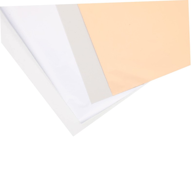 jojofuny 200 Sheets Heat Transfer Foil Silver Gold Craft Heat