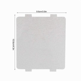 TOPINCN 10 Pezzi Coperchio Guida d'onda Forno a Microonde Foglio di Mica Ispessito Accessorio per Microonde 108x99mm