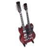 Wooden Miniature Guitar Elegant Mini Electric Guitar Musical Instrument Model