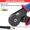 HKS Ferrule Crimping Tool Kit - Hexagonal Ferrule Crimper Plier
