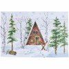 Park Designs Snowflake Lodge Cabin Placemat Set of 4, Red