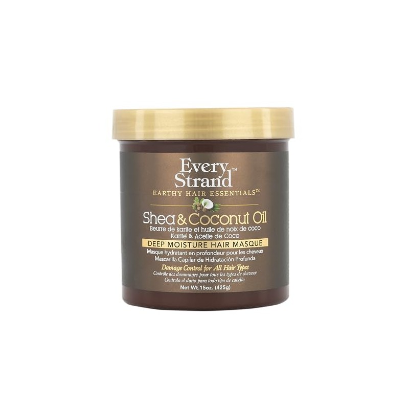 Every Strand Mascarilla para Cabello Hidratacion Profunda Karite y Aceite