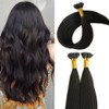 KOCONI 50g 1g/Strand Nano Ring Hair Extensions Real Human Hair