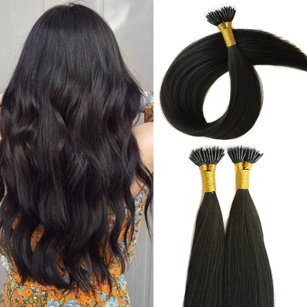 KOCONI 50g 1g/Strand Nano Ring Hair Extensions Real Human Hair