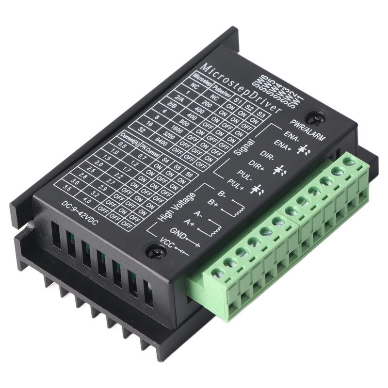 Eacam Stepper Motor Driver, Adjustable Current, 32 Microstep for DC