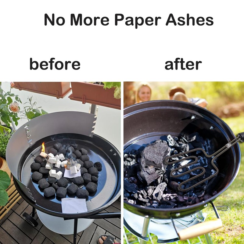 Electric Charcoal Starter 800w - Superior BBQ Grill Fireplace Charcoal