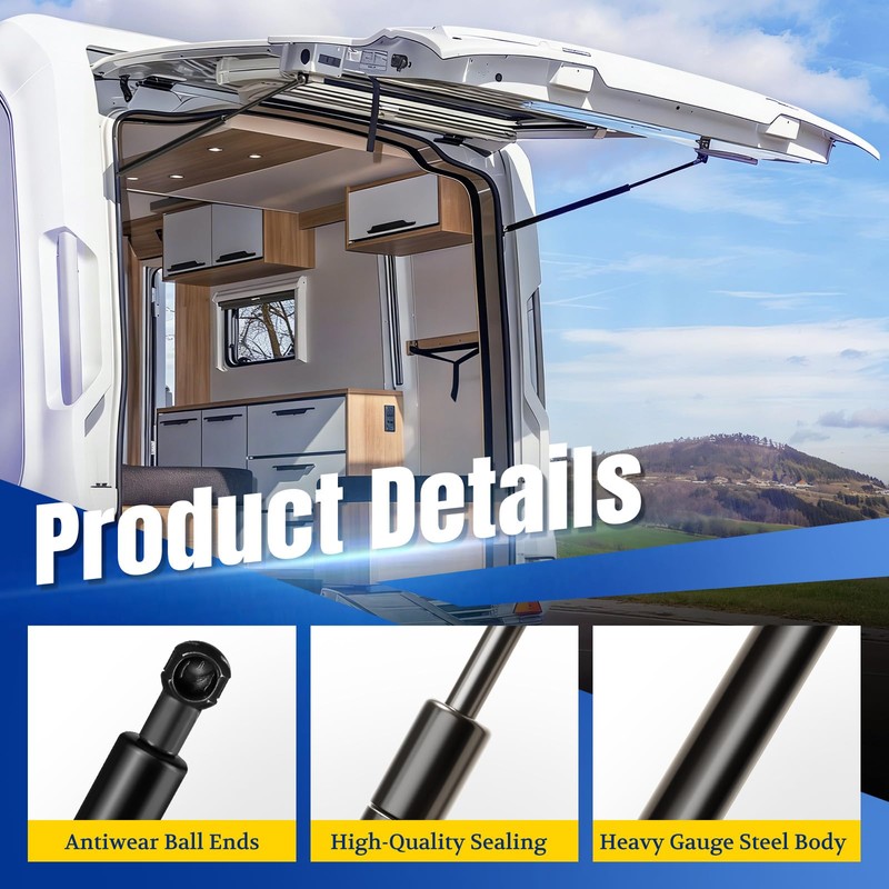 ARANA 28 inch 100 LB Gas Struts Shocks Lift Support
