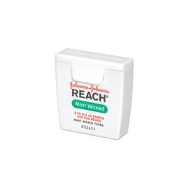 J&J JJ-9864 Reach Floss, Waxed, 180" Length, Mint, Shape, (Pack of 144)
