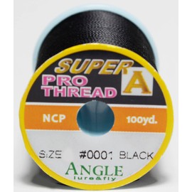 Angle Super A Pro Thread NCP/D Size #0001/BLACK Rod Winding Thread