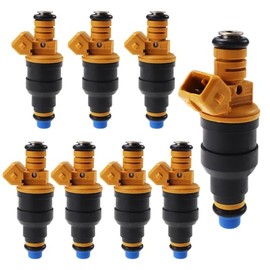 Nihfien Fuel Injectors 4.6L 5.0L 5.4L 5.8L with Ford F150 F350 E150 E250 E350 Mustang Bronco Crown Victoria Expedition Excursion Grand Marquis for Part 0280150909 0280150943(set of 8)