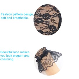 DUOXIN Women Lace Gloves, Elegant Floral Bridal Wedding Gloves Ladies Short Vintage Opera Gloves Lace Prom Mittens for Wedding Parties (White)