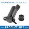 A ABSOPRO Car Windshield Washer Pump 87AB17K624AB Plastic Metal Rubber