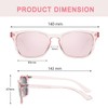 D Lolylad Polarized Sunglasses for Womens Men Retro Designer Style