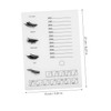 FOMIYES Eyelash Grafting Acrylic Display Tray for Lash Extensions Lash