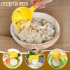 Gjinxi 4Pcs Rice Paddle Scoop Mold For Rice Ball Making,