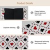 2 Pack Tissue Box Cover Holder, Poker Cards Square Rectangle
