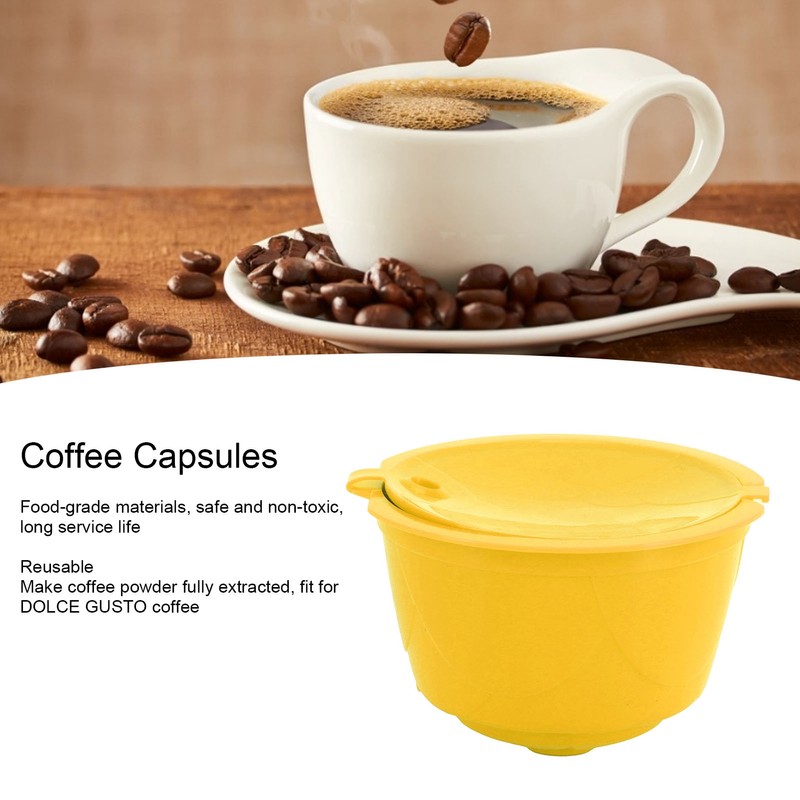 Coffee Machine Capsule Kit Reusable Coffee Filter Cup Accessories Fit