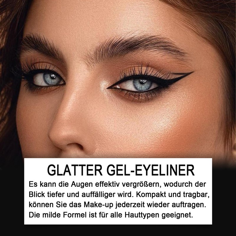 Eyeliner Cream, Waterproof Eyeliner Black & Blue, Waterproof Matte Eyeliner