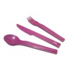 Tupperware Snap Together On The Go Utensils Fork Knife Spoon