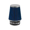 BLUE 3" 76 mm Inlet Narrow Cold Air Cone Replacement