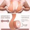 Conejo Moda Brasier Strapless Invisible Push Up Cinta Y Cubre