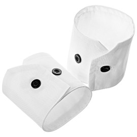 Gatuida Removable Sleeve Cuffs for Men and Women - Decorative White Cuffs Collar and Wrist Cuffs for Costumes and Dresses - Versatile Accessories for Any Occasion