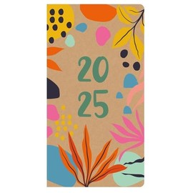 2025 Slim Week to View Diary Eco Recyclable Fashion Diary (Pattern 2)