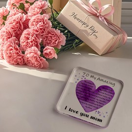 Mothers Day Gifts, Heart - Warming Christmas Gifts for Mom from Daughter, Meaningful Birthday Gifts for Mom from Son