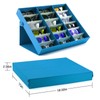jiffordwind 18 Slot Sunglasses Organizer Box Stand Display Case/Tray, Snap