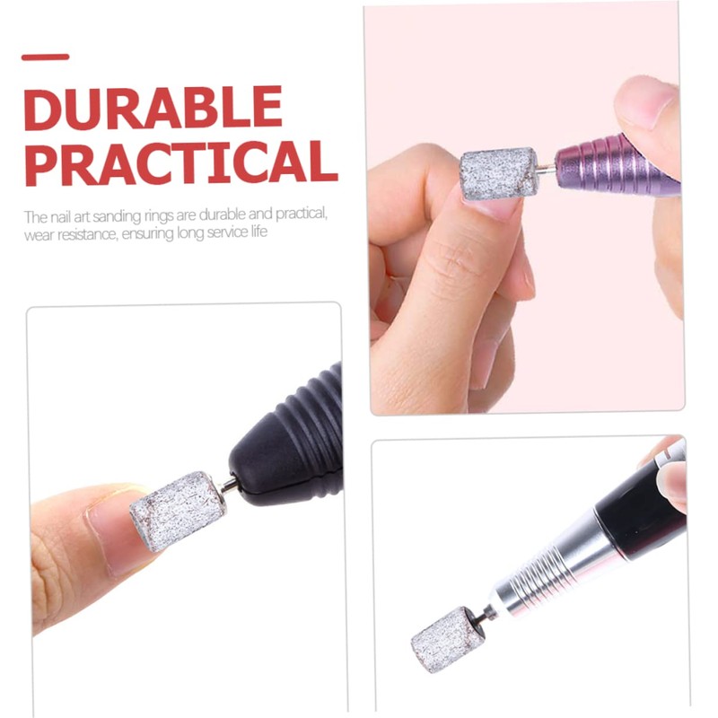 FOMIYES Fine Grit Sanding Bands Set for Nail Drill 200pcs