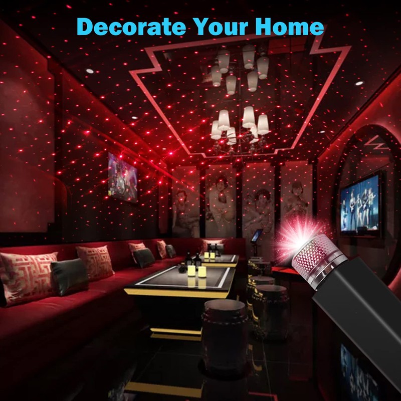 Car Roof Star Night Light, Portable Adjustable USB Flexible Interior