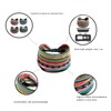 NERTNJIFOR Boho Headbands For Women Fashion Stretch Wide Hairbands Knoted