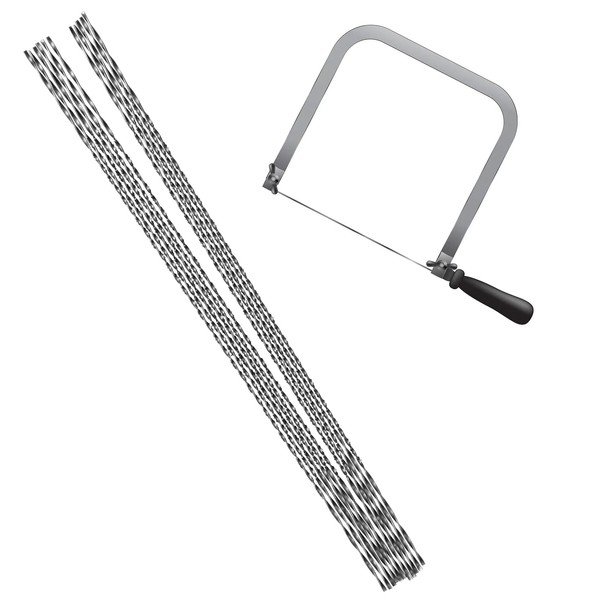 Metal Cutting Scroll Saw Blades, 12 Pcs Spiral Scroll Saw