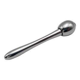 Baluue 1pc Eye Cream Rolling Rod Zinc Alloy Massager for Skin Care Portable Eye Treatment Tool Smooth Surface Design for Easy Cleaning for Home Use Silver