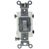 Leviton CS315-2GY 15-Amp, 120/277-Volt, Toggle 3-Way AC Quiet Switch, Commercial