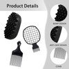 4 PCS Hair Sponge for Curls, Afro Sponge Curl Brush