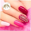 TOVINANNA 1Set DIY Nail Art Stickers Gold Shell Design for