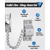 I-EASYDWW 2 Pack Window Chain Lock, Stainless Steel Window Restrictor