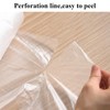 Plastic Produce Bags for Groceries,30x40cm(12x16in) Durable Clear Food Storage Bags
